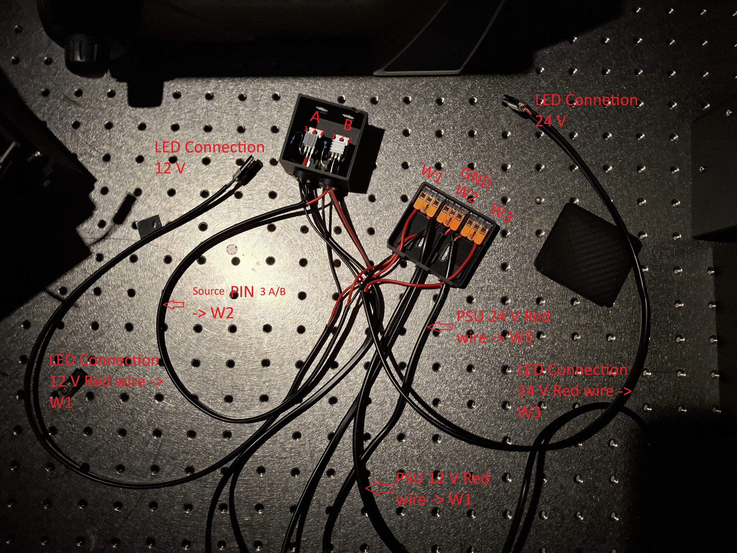 IRLZ34N MOSFET wiring for the LED system